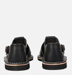 Artisanal sandal shoe 10/12 Black