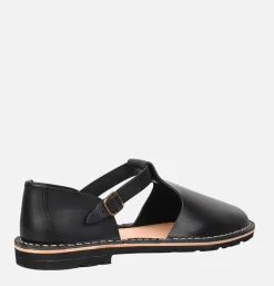 Artisanal sandal shoe 10/12 Black