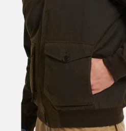 Blouson G9 Waxed Moss Green