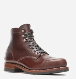 Boots Cap Toe Brown