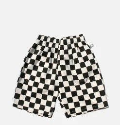 Chef Short Checker Black