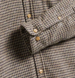 Chemise Abstract Pied Charcoal