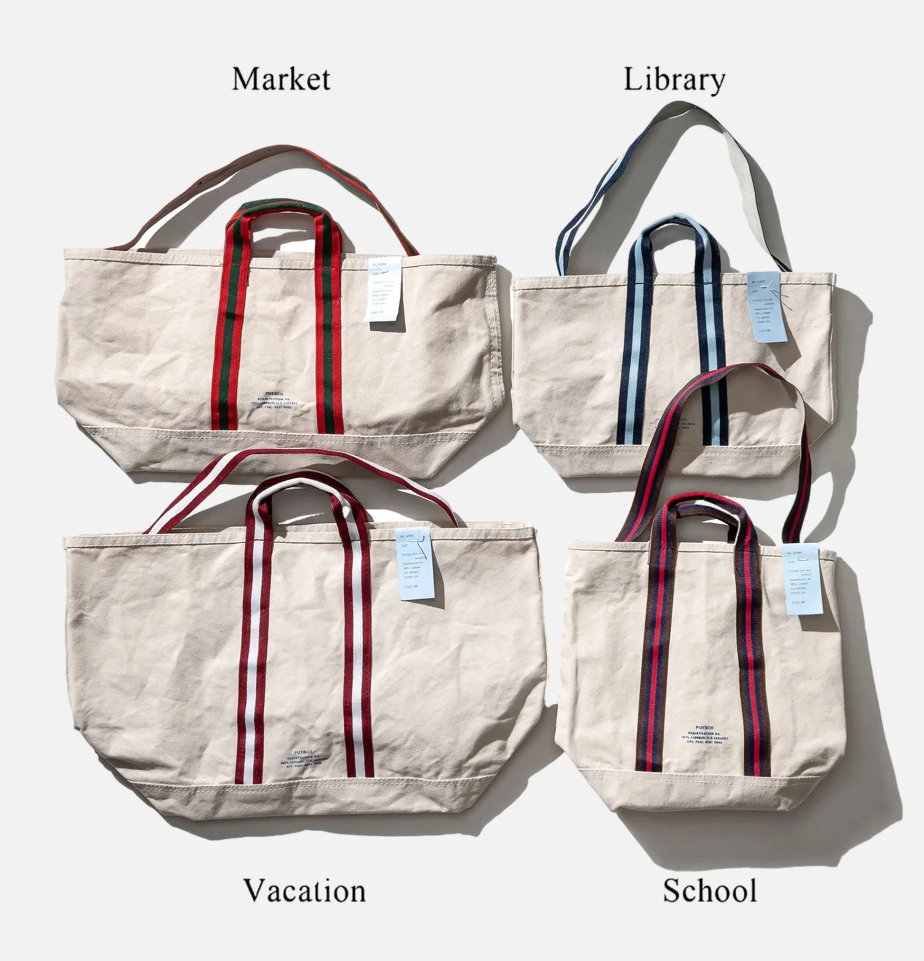 College Tote Bag Library