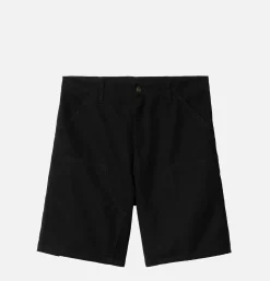 Double Knee Short Noir