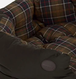 35in Luxury Dog Bed Tartan