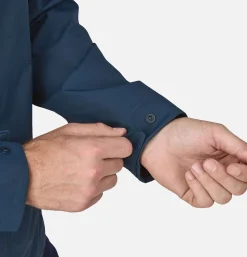 Jackson Glacier Rain Jacket Bleu