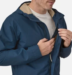 Jackson Glacier Rain Jacket Bleu