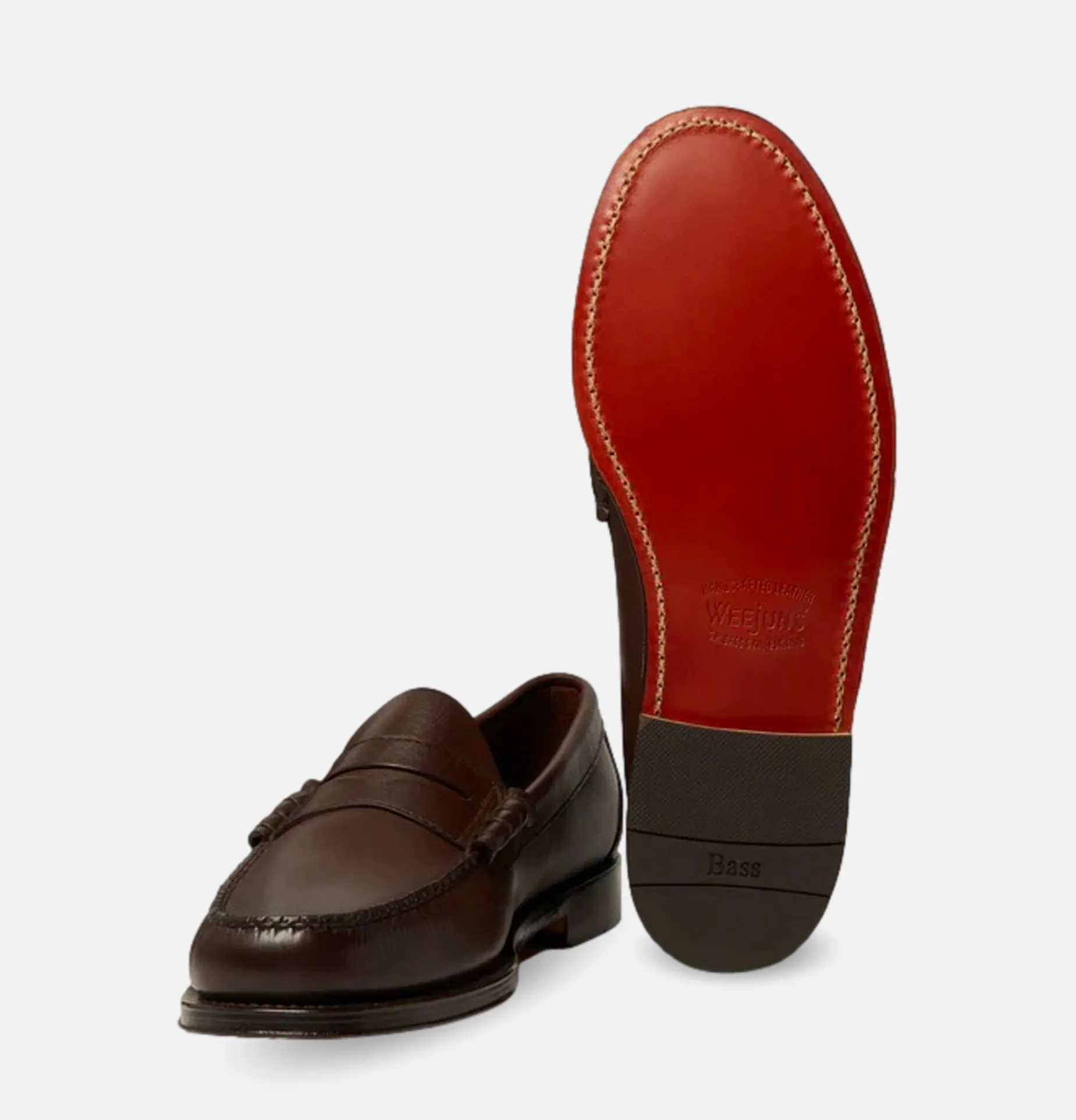 Larson Penny Loafers Soft Chocolate Leather
