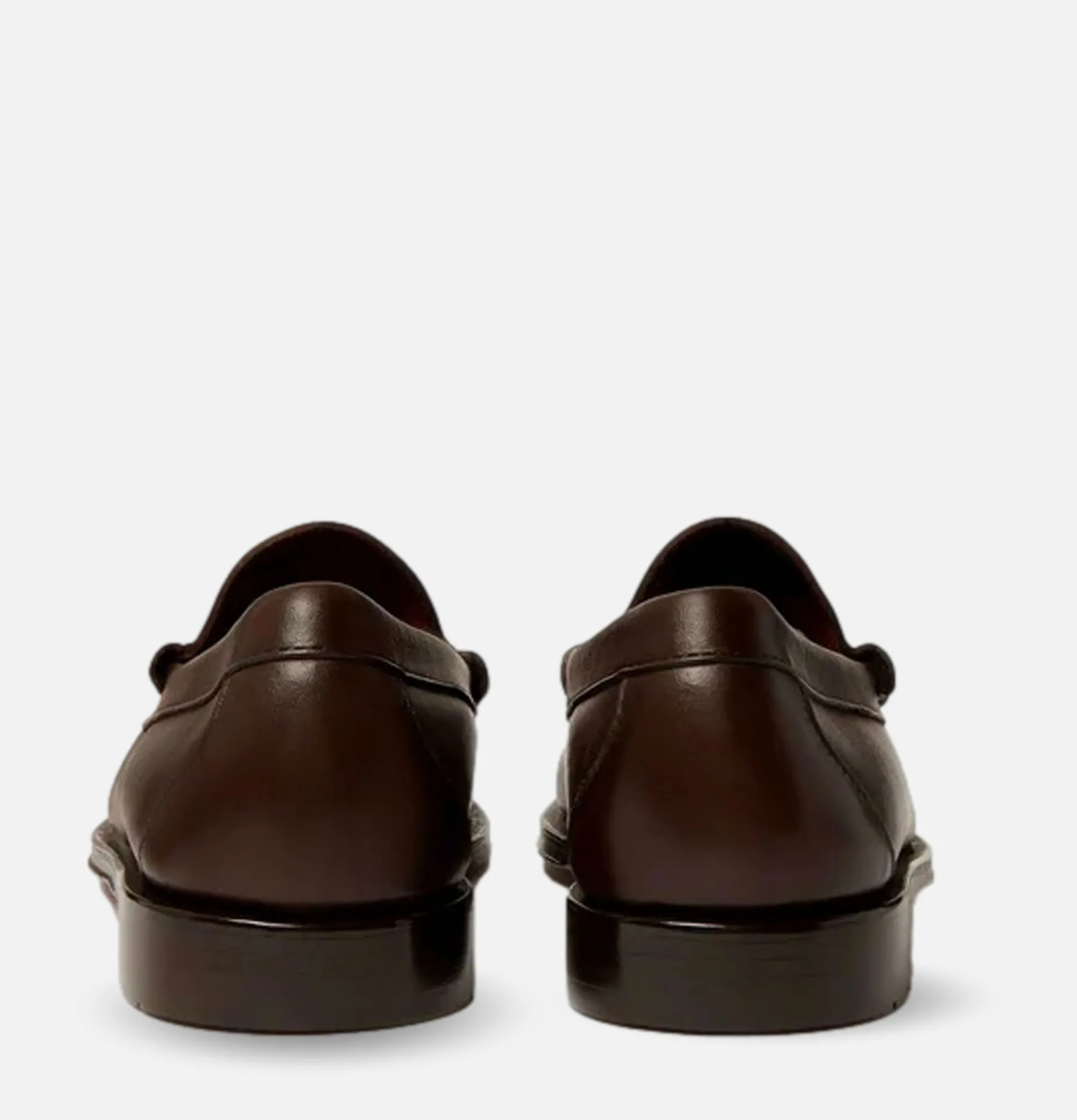 Larson Penny Loafers Soft Chocolate Leather
