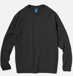 Long Sleeve Crew Tee Black