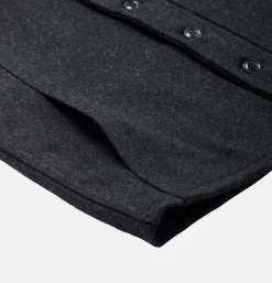 Mackinaw Wool Vest Charcoal
