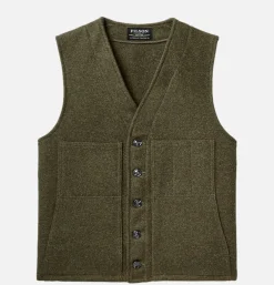 Mackinaw Wool Vest Forest Green