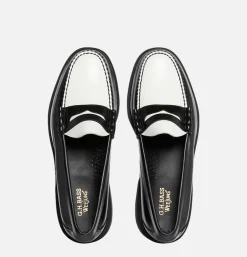 Moccassin Weejun Step Larson Black White