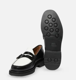 Moccassin Weejun Step Larson Black White
