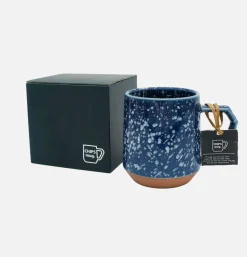 Mug Splash Navy White