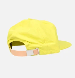 Nylon Emb 5panel Cap Lime