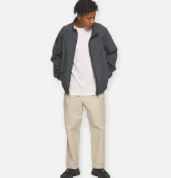 One Tuck Ankle Pants Beige