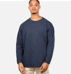 9oz Ls Crew Sweat Navy
