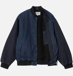 Paxon Bomber Navy Stone Washed