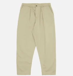 Pleated Track Pant Stone