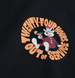 Poly Tee Ls 24hrs Black