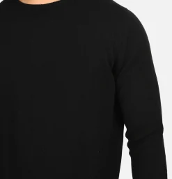 Pull Col Rond Black