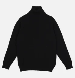 Pull Col Roulé Aryan Black