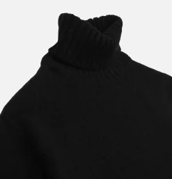 Pull Col Roulé Aryan Black
