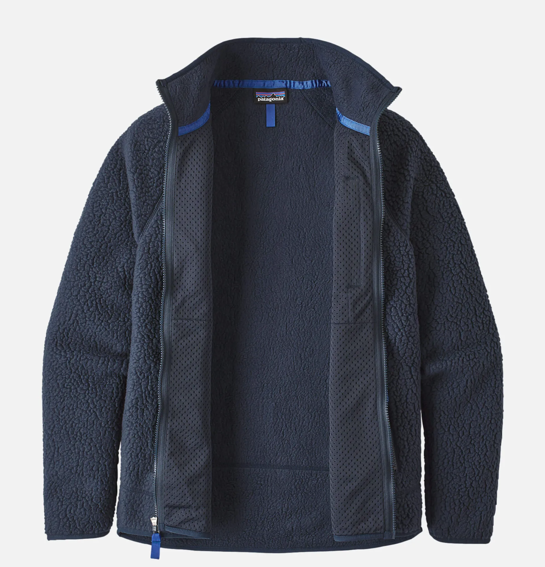 Retro Pile Jacket New Navy