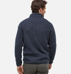 Retro Pile Jacket New Navy