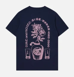 T-shirt Sake And Roses Navy
